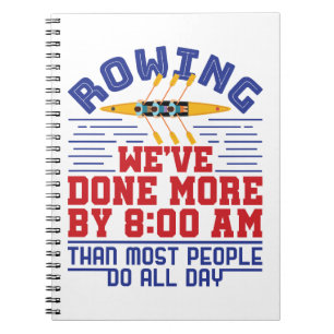 Cuaderno Divertido Rowing Hemos hecho más equipo de tripula