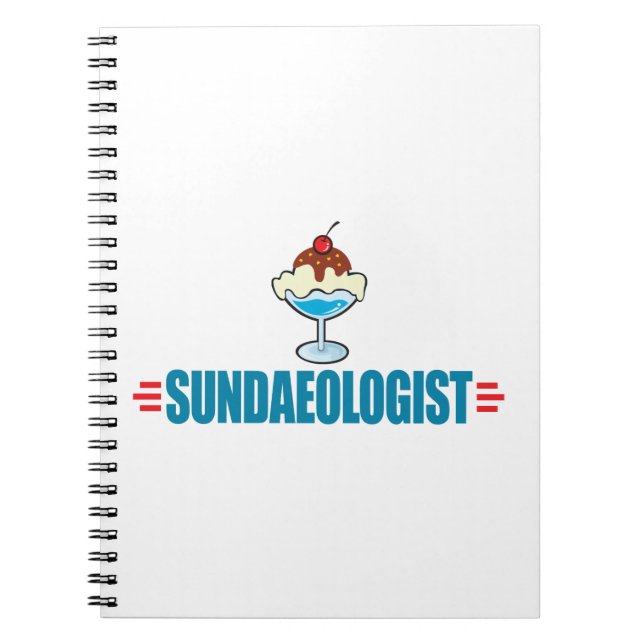 Cuaderno Divertido Sundae De Helado (Frente)
