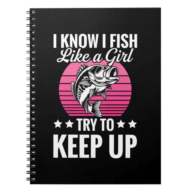 Cuaderno Divertido tema de pesca (Frente)