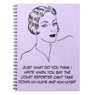Cuaderno Divertido Uh-huh, Huh-uh diario del reportero de
