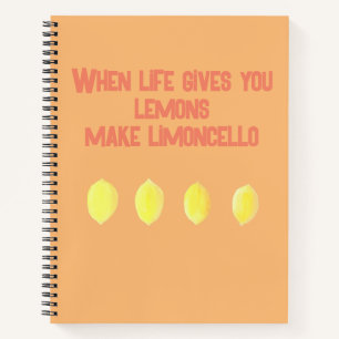 Cuaderno Divertido Vegan Cuando La Vida Te Da Lemons Notebo