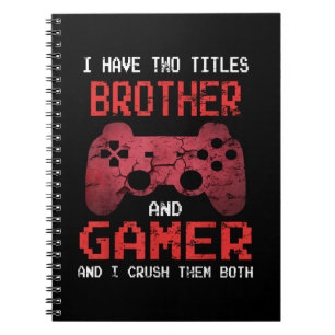 Cuaderno Divertidos juegos de video vintage de gamer para n