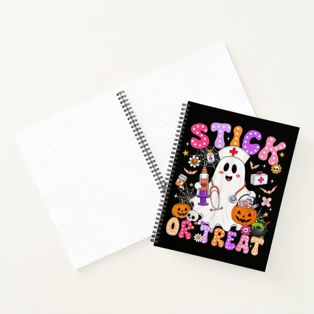 Cuaderno Diviértete con Palos o Trucos Fantasma de Enfermer (Interior)