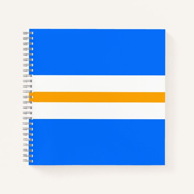 Cuaderno Diviértete Sporty Brillante Azul Naranja Blanco Ra (Anverso)