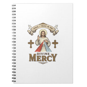 Cuaderno Divina Misericordia Jesús Grabado Antiguo Camiseta