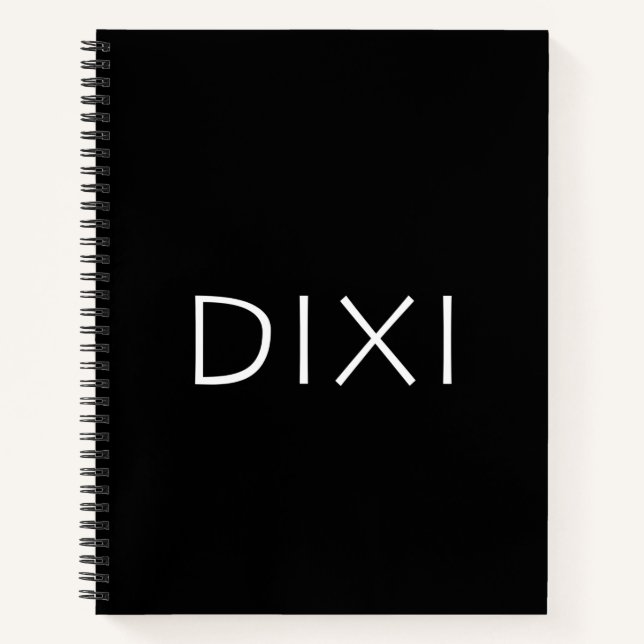 Cuaderno Dixi (Anverso)