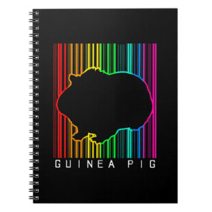 Cuaderno DJ Guinea Pig Techno Edm Animal Rave Star Rainbow