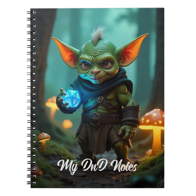 Cuaderno DnD Notebook Cute Goblin (Frente)