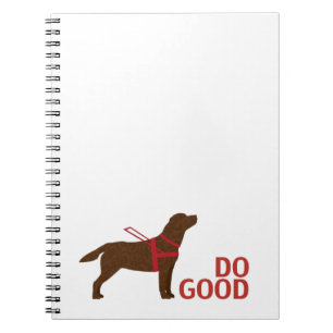 Cuaderno Do Good - Service Dog - Chocolate Lab