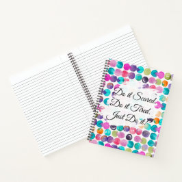 Cuaderno Do It Scared Motivational Routines & Habits