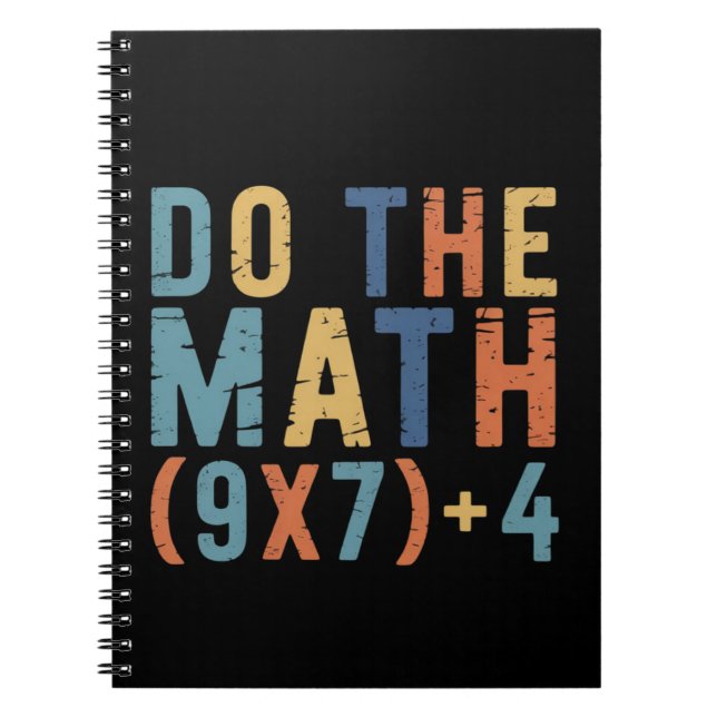 Cuaderno Do The Math 67 Meme Funny Six Seven Teacher  (Frente)