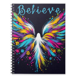 Cuaderno Do You Believe in Angels Spiral Photo Notebook