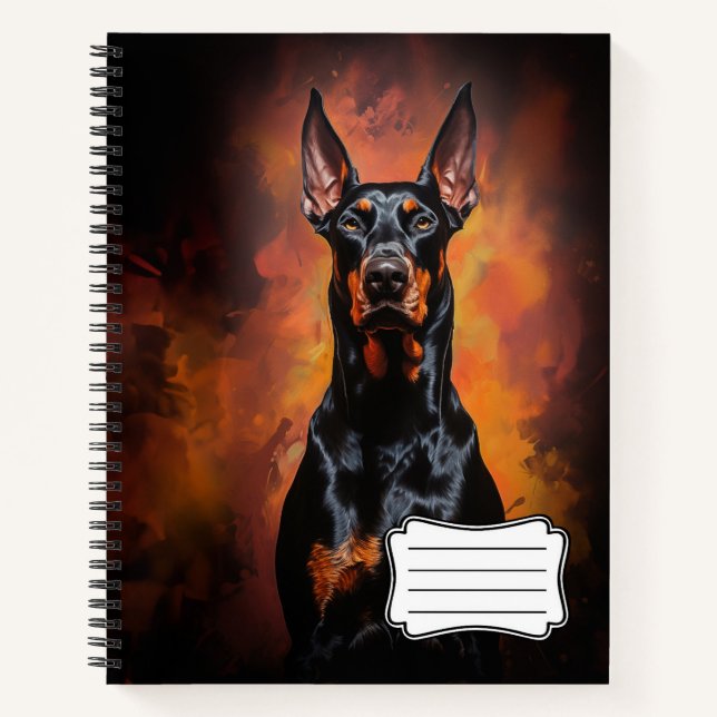 Cuaderno Dobermann (Anverso)