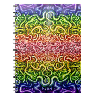 Cuaderno Doble arco iris torcido