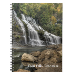 Cuaderno Doble caída, bloc de notas en espiral de Tennessee