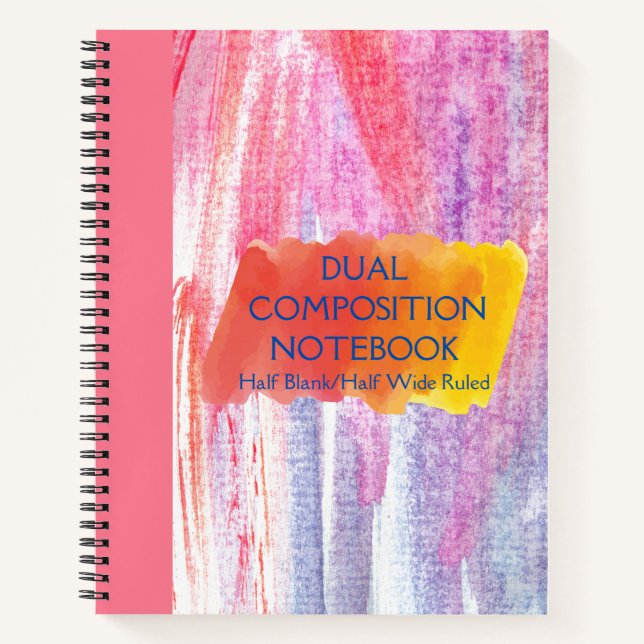 CUADERNO DOBLE COMPOSICIÓN ROPA MEDIA BLANCA/ANCHO RUBLADO (Anverso)