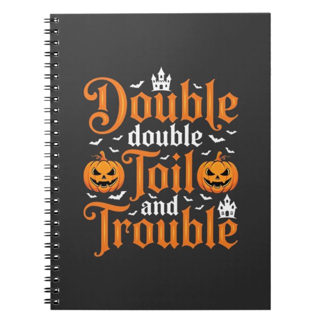 Cuaderno Doble doble trabajo y problema de Halloween_1 (Frente)