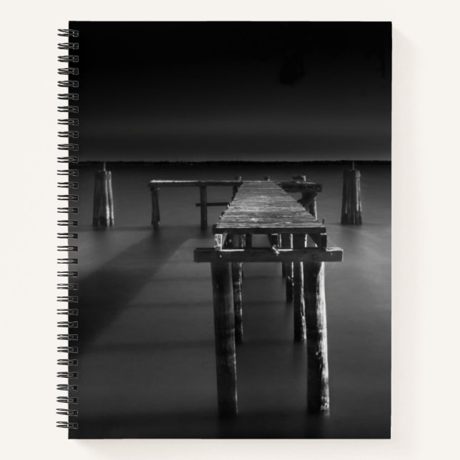 Cuaderno Dock Abandonado En El Lago Monroe (Anverso)