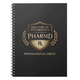 Cuaderno Doctor of Pharmacy Professional Crest