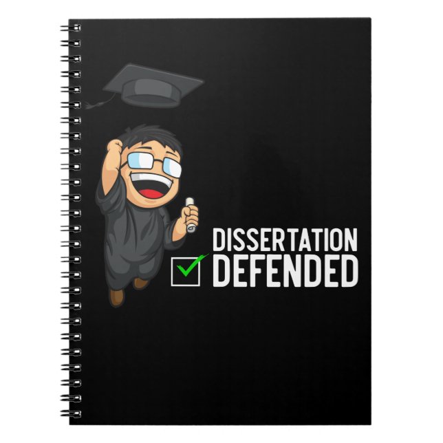 Cuaderno Doctorate Graduation Dissertation Defense PhD (Frente)