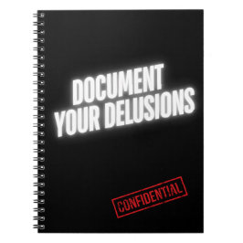 Cuaderno Document Your Delusions – Inner Archive