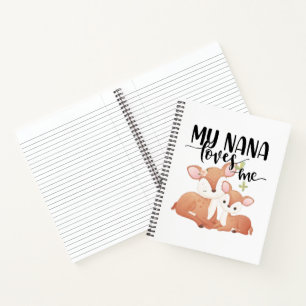 Cuaderno Doe and Fawn Mi Nana me ama