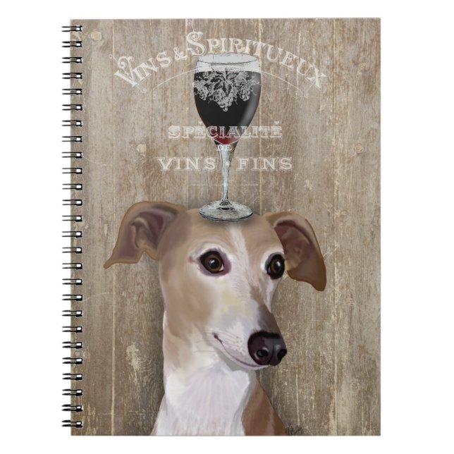 Cuaderno Dog Au Vin Greyhound (Frente)