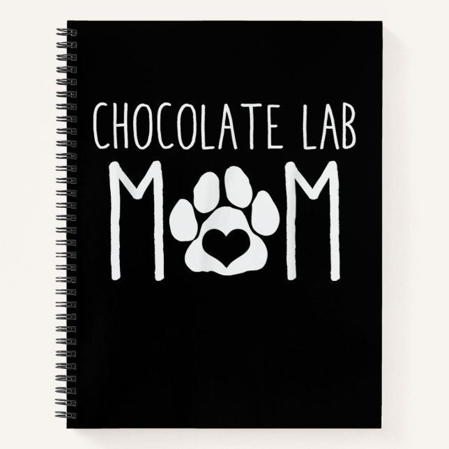 Cuaderno Dog Lover | Mamá del Chocolate Lab (Anverso)