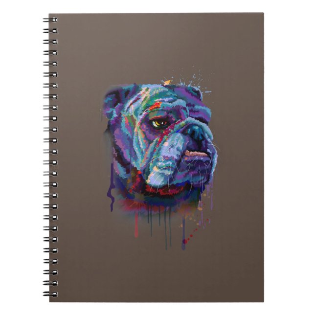 Cuaderno Dog Lovers | Regalo de Bulldog inglés Bulldog ingl (Frente)