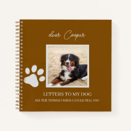 Cuaderno Dog Memorial Remembrance Pet Loss Grief Journal 