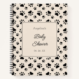 Cuaderno Dog Paw Baby Shower