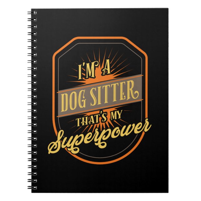 Cuaderno Dog Sitting Dog Sitter (Frente)