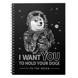 Cuaderno Dogecoin Doge Te Quiero A La Luna Crypto Gracioso