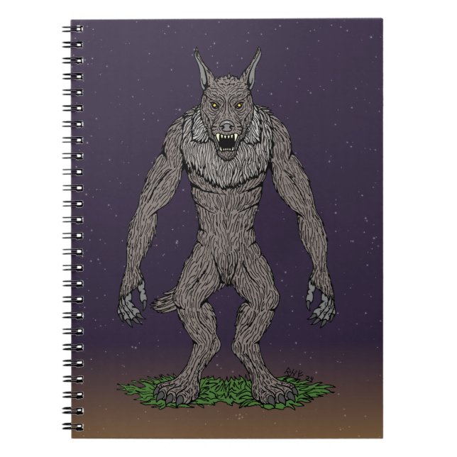 Cuaderno Dogman Cryptid o Werewolf (Frente)