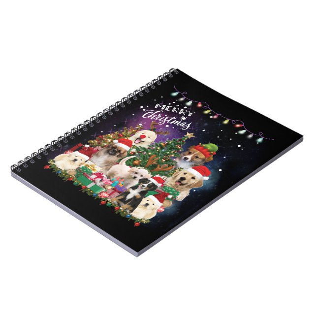 Cuaderno Dogs Feliz Navidad (Lado Izquierdo)