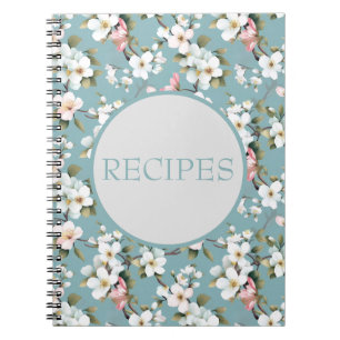 Cuaderno Dogwood azul de primavera