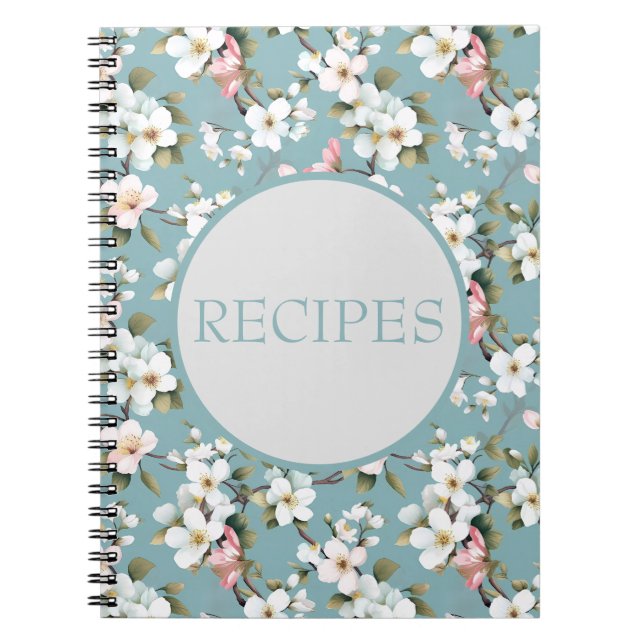 Cuaderno Dogwood azul de primavera (Frente)