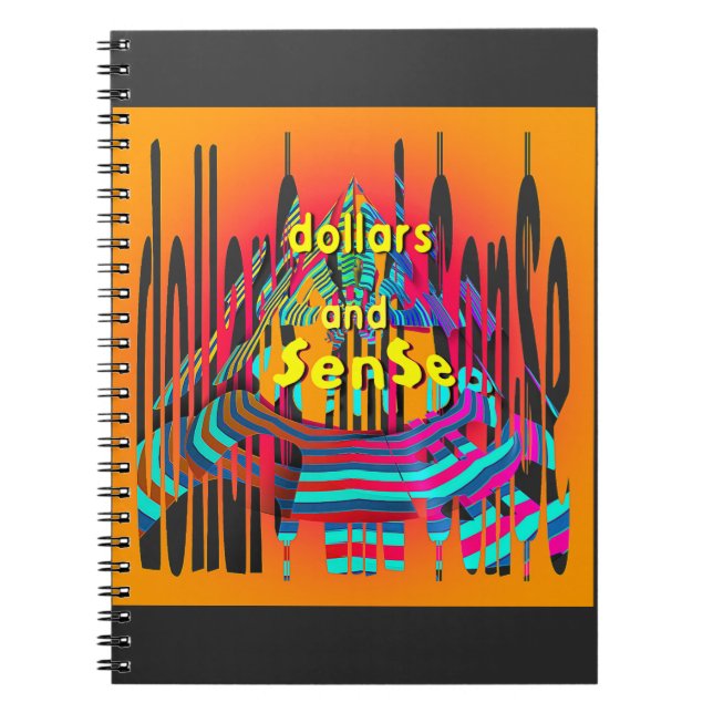 Cuaderno Dólar Arcoíris$ Y $en$e  (Frente)