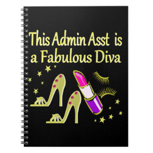 CUADERNO DOLD GLITZY ADMIN ASISTENTE DIVA DISEÑO