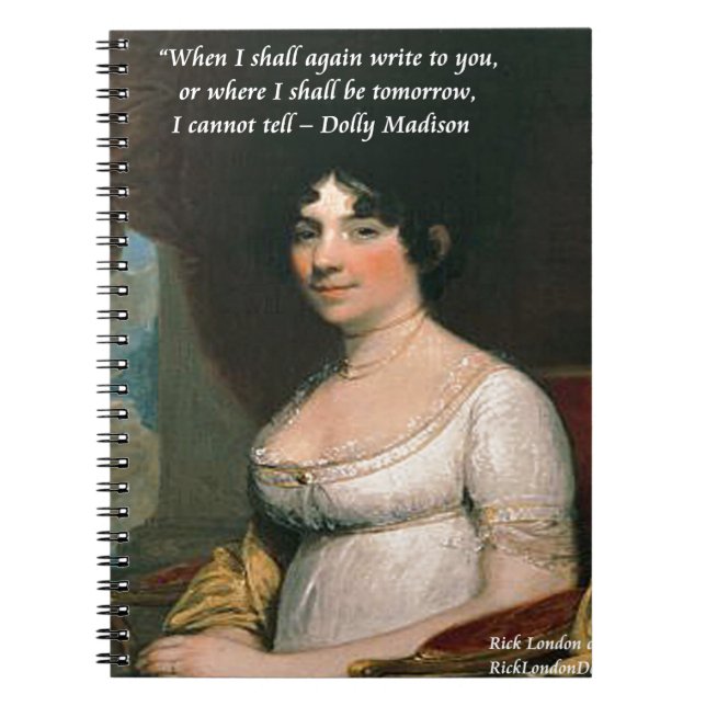 Cuaderno Dolly Madison & Famous Dónde seré citado (Frente)