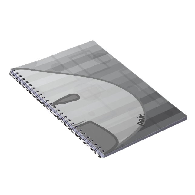 Cuaderno Dolor monocromo (Lado Derecho)