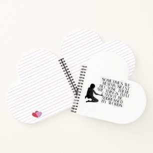 Cuaderno Dolor silencioso - Minimalista diseño de presupues