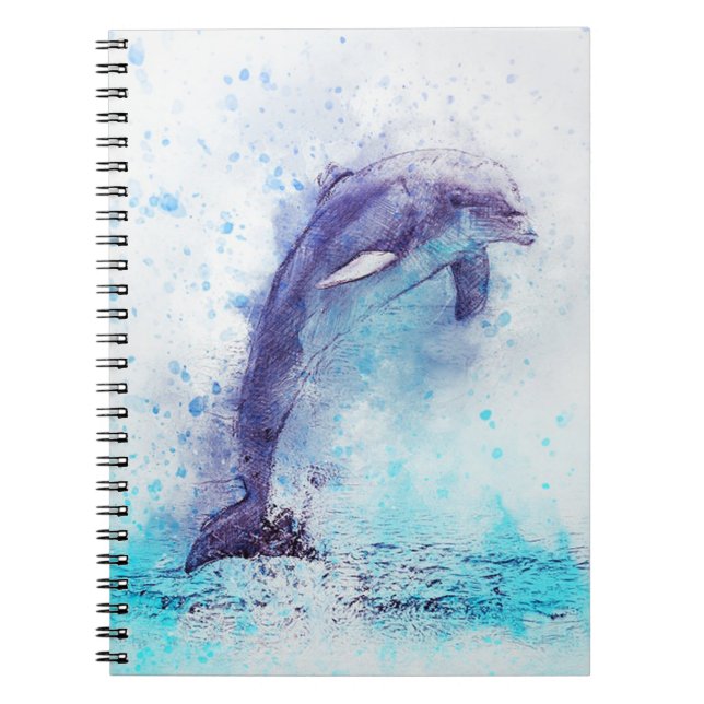 Cuaderno Dolphin acuarela (Frente)