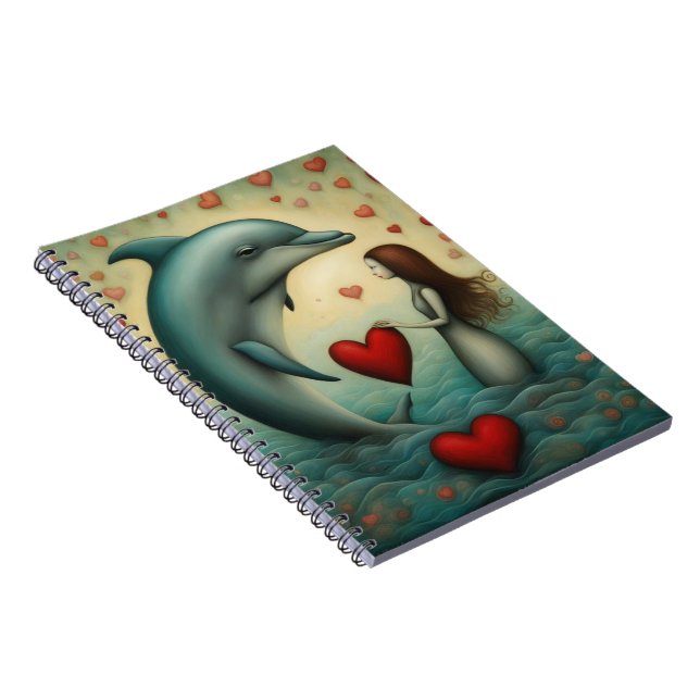 Cuaderno Dolphin Love 1 (Lado Derecho)