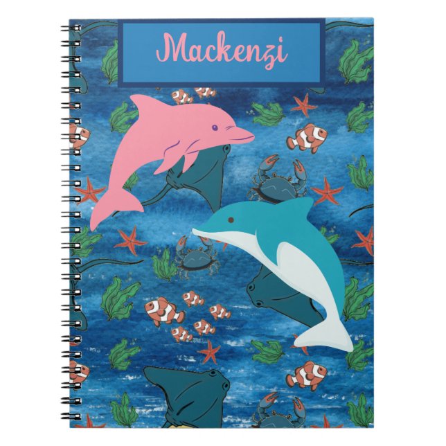 Cuaderno Dolphins Ocean Life (Frente)