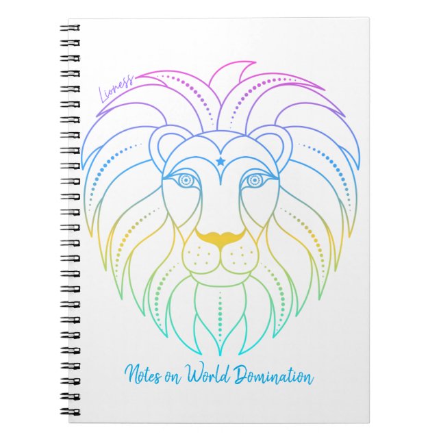 Cuaderno Dominación mundial de Leo (Frente)