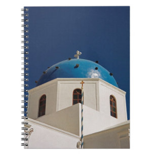 Cuaderno Domo azul, Santorini, Grecia