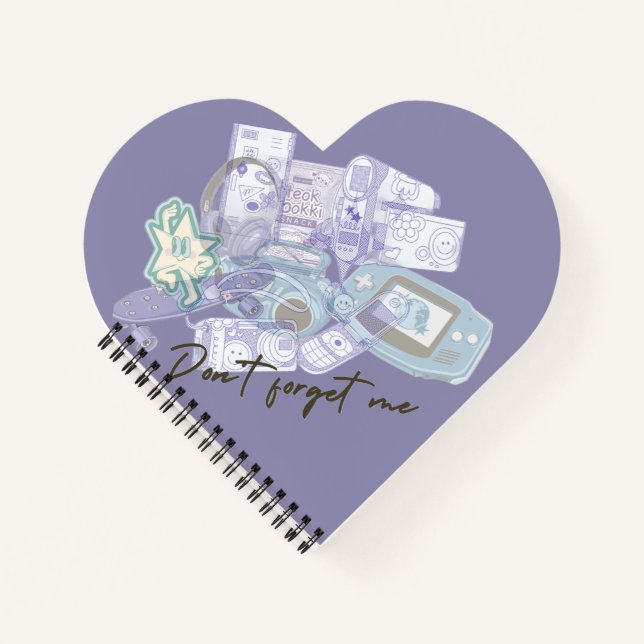 Cuaderno Don’t Forget Me – Nostalgic 2000s Memories  (Anverso)