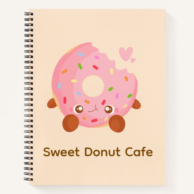 Cuaderno Dona alegre con sprinkles (Anverso)