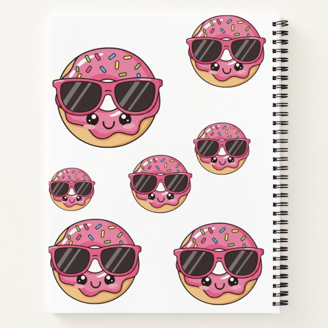 Cuaderno Dona Cool con Gafas de Sol (Reverso)